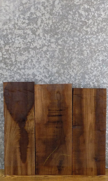 3- Rustic Black Walnut Kiln Dried Craft Pack/Lumber Boards 11138-11140